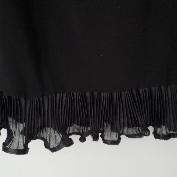 NWOT Black Ruffle Design Midi Skirt - size S - Picture 5 of 10